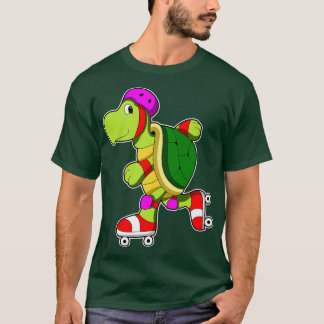 Camiseta Tortuga en patinaje en línea con patines en línea