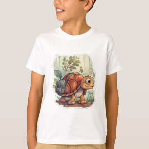 Camiseta Tortuga en un viaje