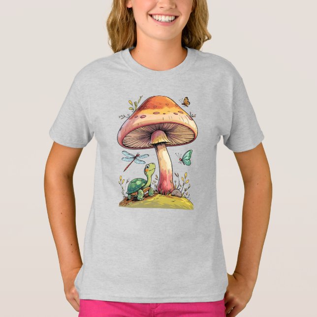 Camiseta Tortuga En Una Colina (Anverso)