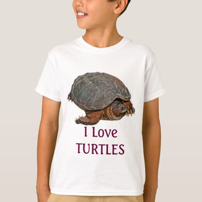 Camiseta Tortuga encantadora de Terrapin (Anverso)