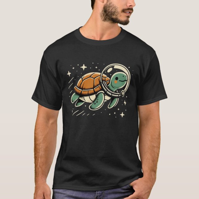 Camiseta Tortuga Espacial (Anverso)
