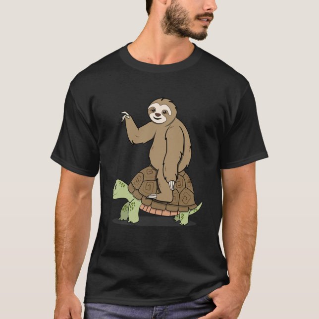 Camiseta Tortuga espumosa y perezosa (Anverso)
