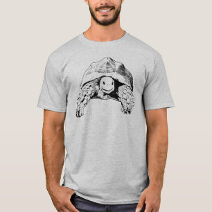 Camiseta Tortuga estimulada africana de la tortuga de