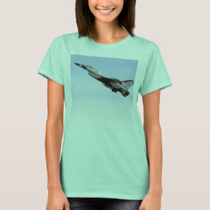Camiseta Tortuga F-16 en vuelo