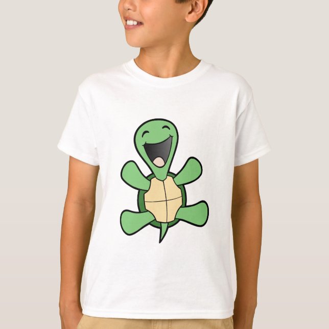 Camiseta Tortuga feliz (Anverso)