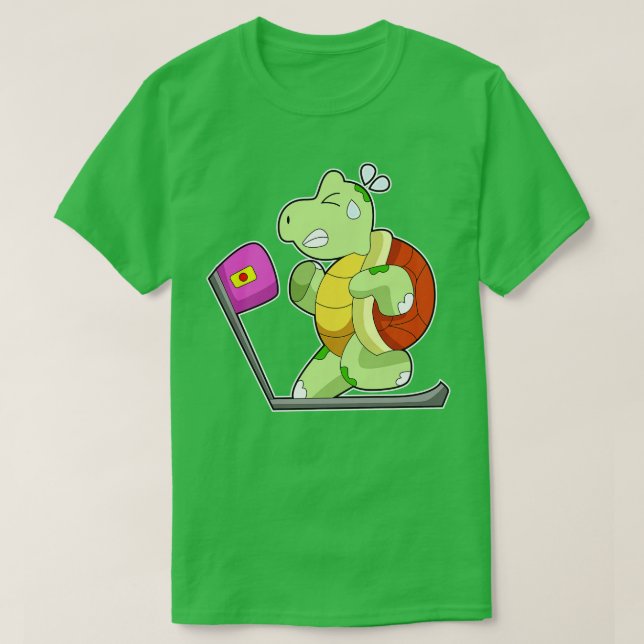 Camiseta Tortuga Fitness Treadmill (Diseño del anverso)