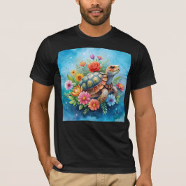 Camiseta Tortuga floral