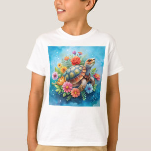 Camiseta Tortuga floral