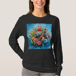 Camiseta Tortuga floral