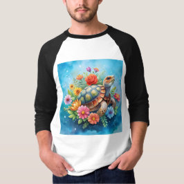 Camiseta Tortuga floral