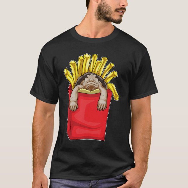 Camiseta Tortuga frita francesa (Anverso)