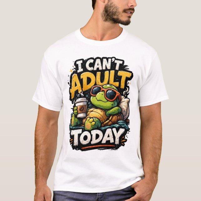 Camiseta tortuga genial (Anverso)