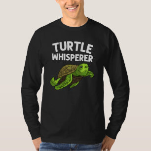 Camiseta Tortuga Graciosa Para Hombres Mujeres Mar Agua De