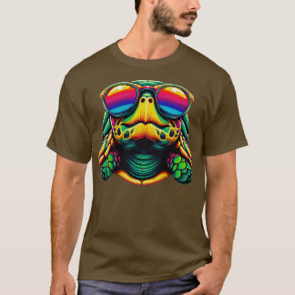 Camiseta Tortuga Guay con diseño de gafas de sol para niños