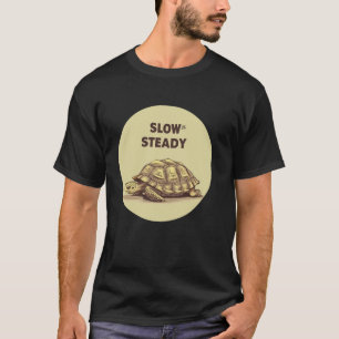 Camiseta Tortuga Guay con una declaración lenta y constante