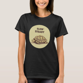Camiseta Tortuga Guay con una declaración lenta y constante
