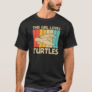 Camiseta Tortuga Guay Para Chicas Mujeres Acuáticas De Tort