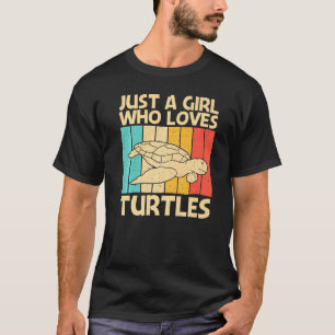 Camiseta Tortuga Guay Para Chicas Mujeres Acuáticas De Tort