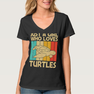 Camiseta Tortuga Guay Para Chicas Mujeres Tortuga Marina