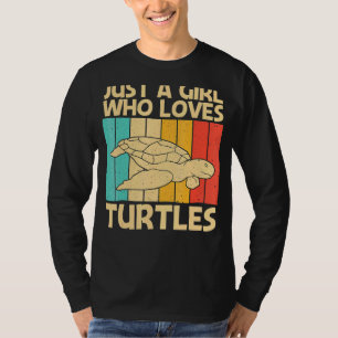 Camiseta Tortuga Guay Para Chicas Mujeres Tortuga Marina