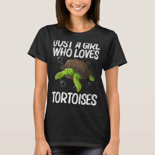 Camiseta Tortuga Guay Para Chicas Niños Reptiles De Tierra