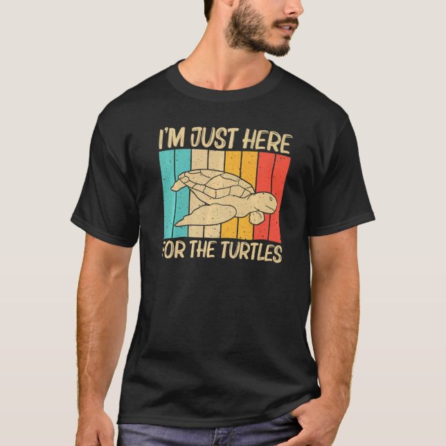 Camiseta Tortuga Guay Para Hombres Mujeres Anima Acuática D (Anverso)