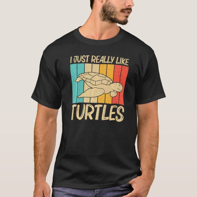 Camiseta Tortuga Guay Para Hombres Mujeres Anima Acuática D (Anverso)