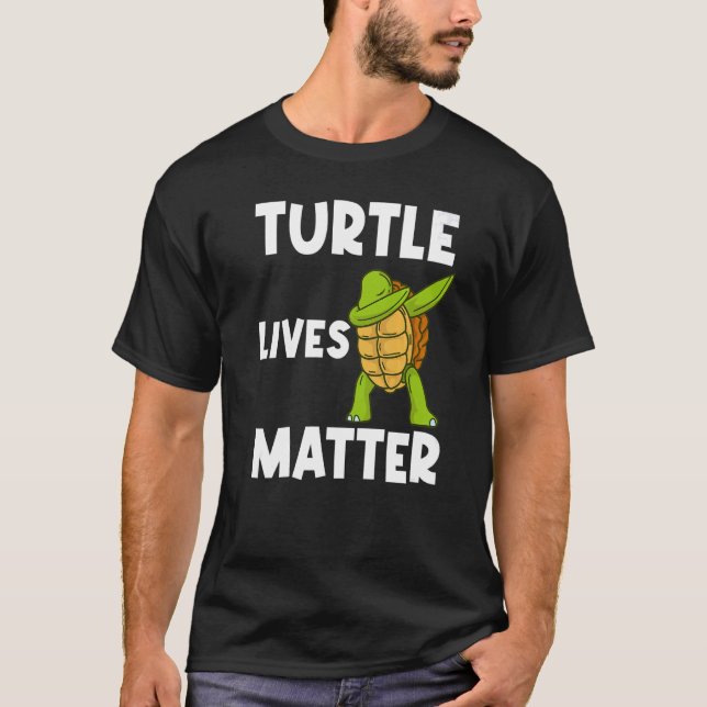 Camiseta Tortuga Guay Para Hombres Mujeres Dabbing Sea Tort (Anverso)