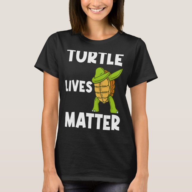 Camiseta Tortuga Guay Para Hombres Mujeres Dabbing Sea Tort (Anverso)
