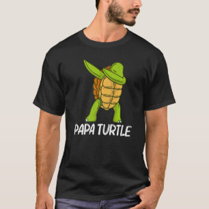 Camiseta Tortuga Guay Para Hombres Papá Dabbing Sea Tortois