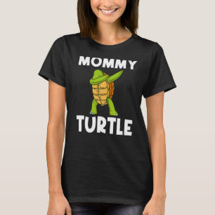 Camiseta Tortuga Guay Para Mujeres Mamá Dabbing Sea Tortois