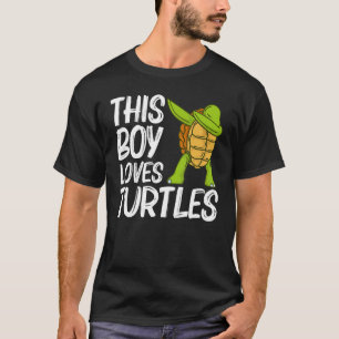 Camiseta Tortuga Guay Para Niños Dabbing Sea Tortoise Ella