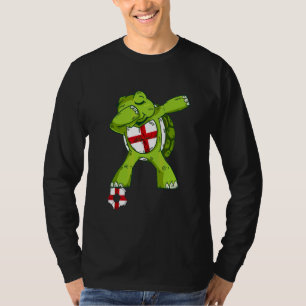 Camiseta Tortuga haciendo dab a fútbol Inglaterra bandera i