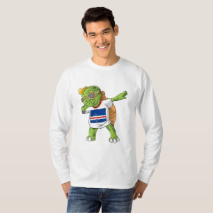 Camiseta Tortuga haciendo dab de Cabo Verde
