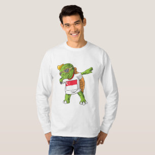 Camiseta Tortuga haciendo dab de Singapur