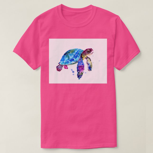 Camiseta Tortuga hawaiana 1 (Diseño del anverso)