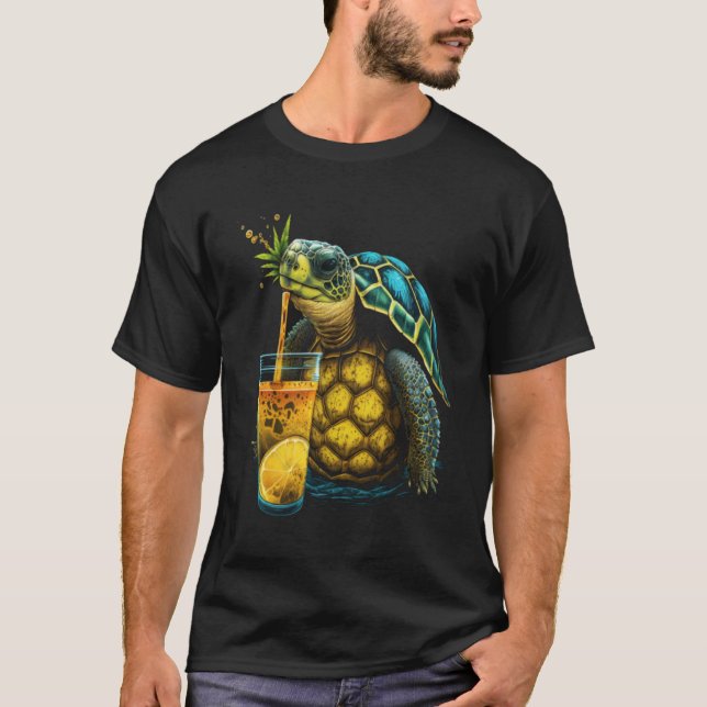 Camiseta Tortuga hawaiana tortugas piña Aloha Hawaii (Anverso)