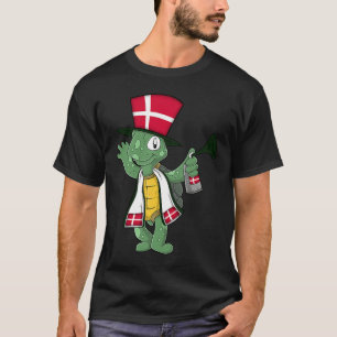Camiseta Tortuga hincha de Dinamarca