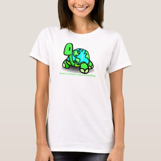 Camiseta tortuga hogar de todos los T-Shirt (Anverso)