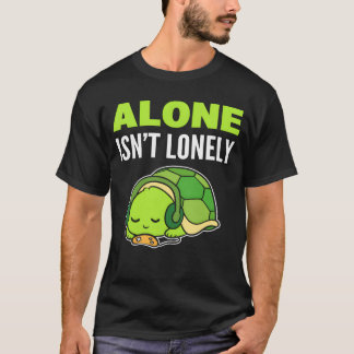 Camiseta Tortuga Introvert Music Lover vintage