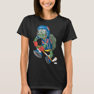 Camiseta Tortuga jugador de hockey sobre hielo 
