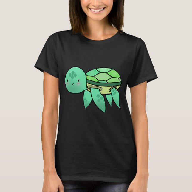 Camiseta Tortuga linda (Anverso)