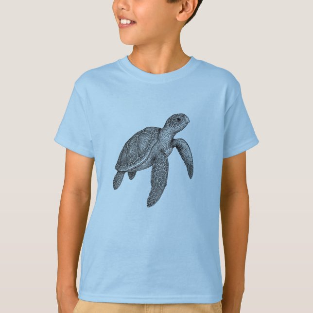Camiseta Tortuga marina  (Anverso)
