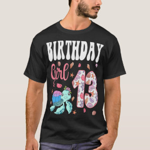 Camiseta Tortuga marina 13 cumpleaños 13 años de antigüedad