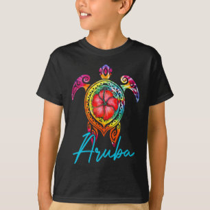 Camiseta Tortuga marina Aruba Tie Dye