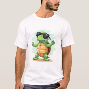 Camiseta Tortuga Marina Dabbing Amante de los Animales Salv