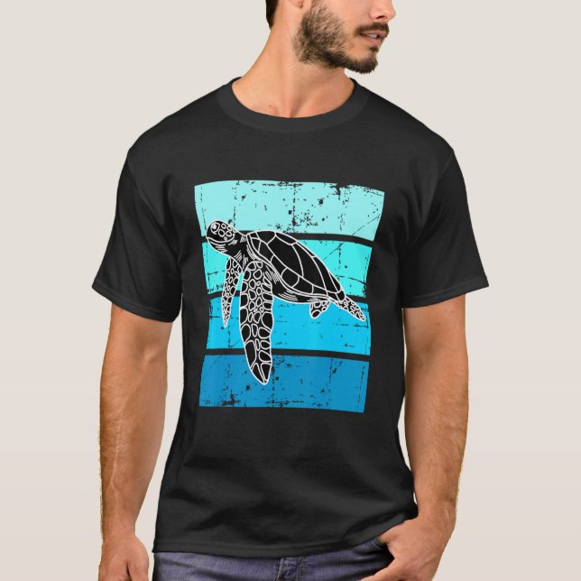 Camiseta Tortuga marina de mar Vida animal Tortugas marinas (Anverso)