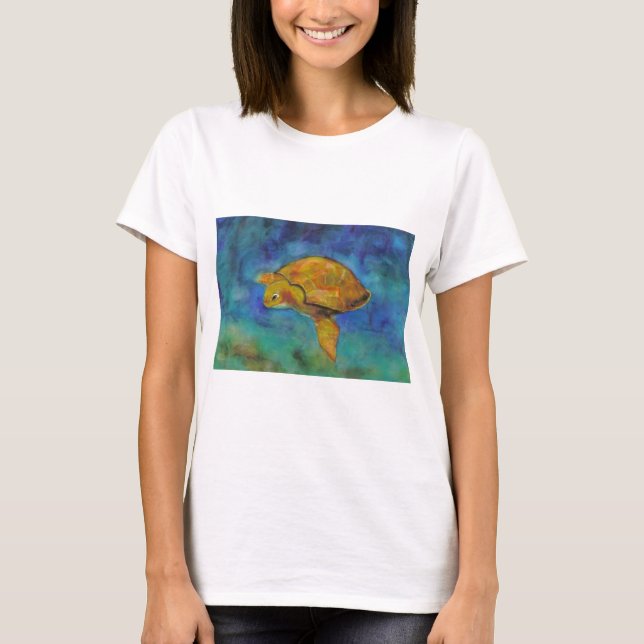 Camiseta Tortuga marina de Paula Atwell (Anverso)