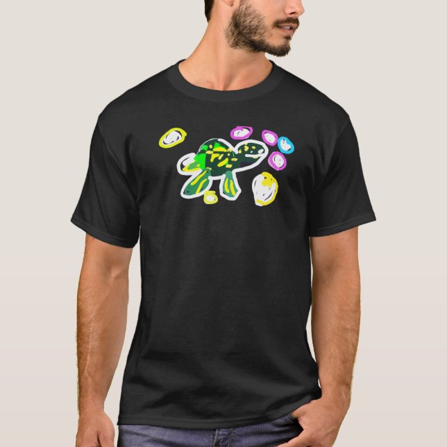 Camiseta Tortuga marina jugar (Anverso)