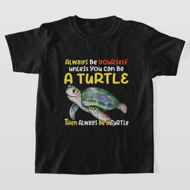 Camiseta Tortuga marina mascota Tortuga ser una tortuga tor (Distribución)